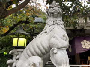 鳥越神社の狛犬